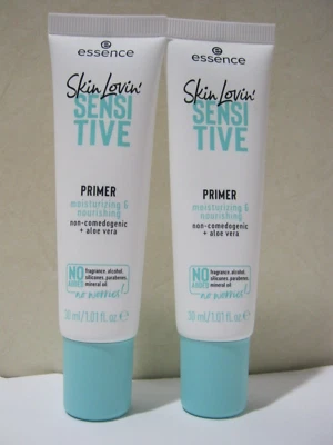 Lot Of (2) ESSENCE ~ Skin Lovin Sensitive Primer - Moisturizing & Nourishing - Image 1 of 3