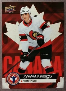 2021-22 Upper Deck NHCD Canada's Rookies #CAN-5 Shane Pinto Ottawa Senators - Picture 1 of 1