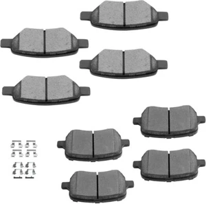 D1160 D1033 Front & Rear Ceramic Brake Pads for Chevy Pontiac Models - Picture 1 of 3