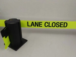 Beltrac 13' Retractable Counter Top Mount Crowd Control Barrier "Lane Closed" - Picture 1 of 7