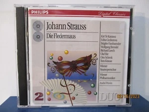 Strauss - Die Fledermaus - Andre Previn - 2 CD Set - MINT condition - 25-917 - Foto 1 di 4