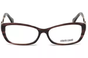Roberto Cavalli ASCIANO RC5010 050 Brown Havana Eyeglasses 54-14-140 5010 RX - Picture 1 of 4