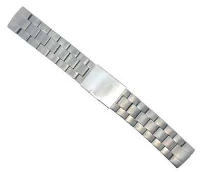 FOSSIL Hombre 22mm x 22mm Gris Acero Inoxidable Pulsera Reloj Pulsera Foto 1 de 4