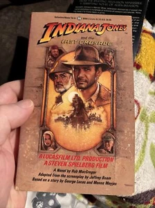 Indiana Jones And The Last Crusade Paperback First Edition 1989 - Picture 1 of 6