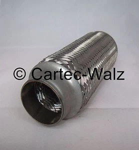 Connettore tubi tubo di riparazione scarico tubo flessibile 45 x 200 mm acciaio inox - Foto 1 di 1
