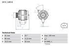 Lichtmaschine Generator Lima BOSCH 0 986 046 210 +117.63€ Pfand für FIAT DUCATO