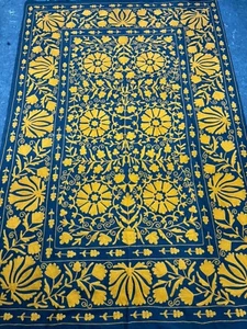 Colgante de pared Suzani / Colcha de algodón / Bordado hecho a mano / Regalo para especial - Imagen 1 de 5