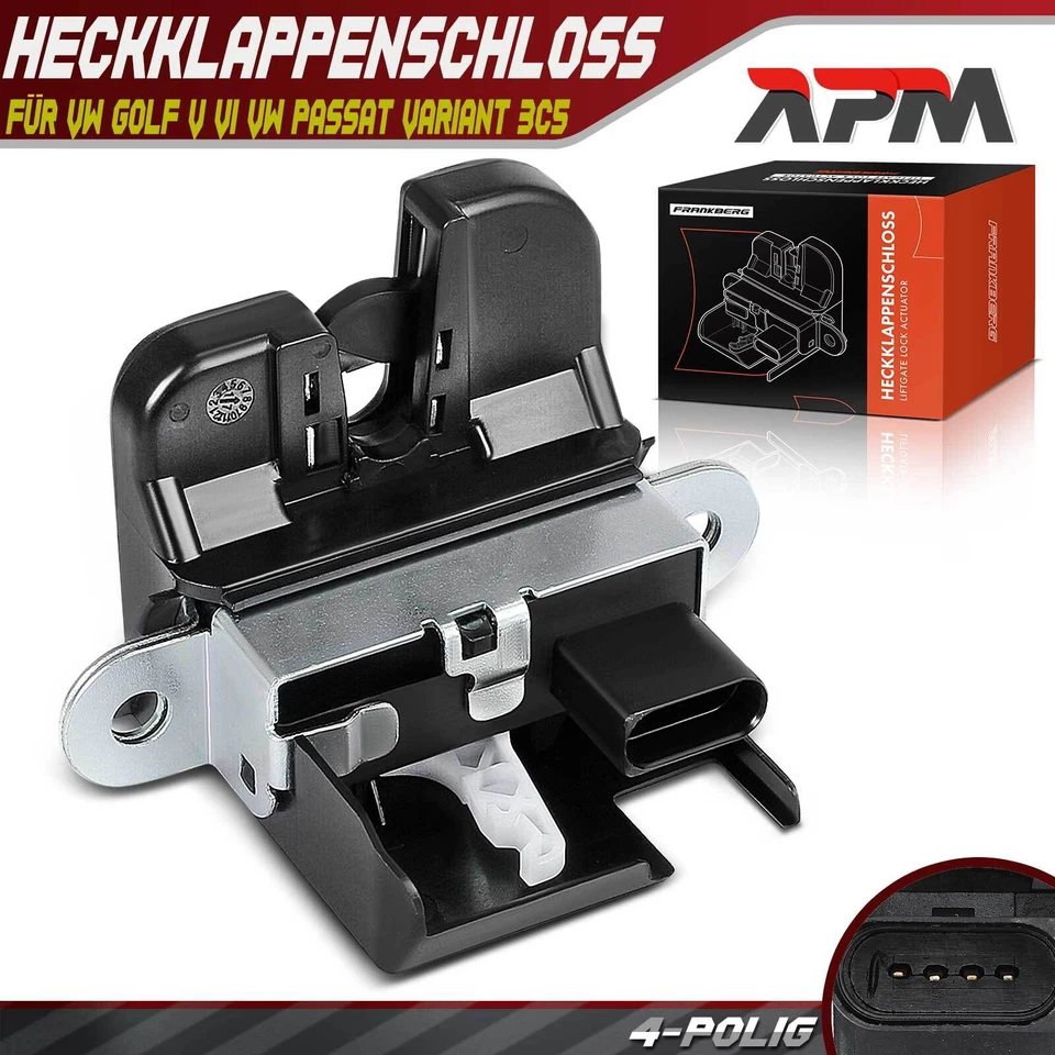 Heckklappenschloss Türschloss Kofferraum für VW Golf 5 V 6 VI Passat Variant 3C5 - Bild 1 von 4