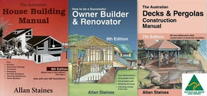 Australian House Building Owner Builder Renovator Decks Pergolas Allan Staines - Picture 1 of 11