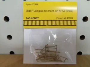 Piezas de detalle a escala de O marca P&D: EMD F unidad agarre hierro maint. Juego para... - Imagen 1 de 1