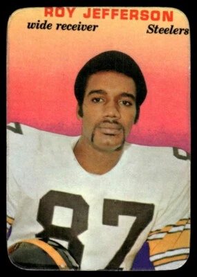 1970 Topps Glossy Vg Roy Jefferson Pittsburgh Steelers #17 - Image 1 of 2