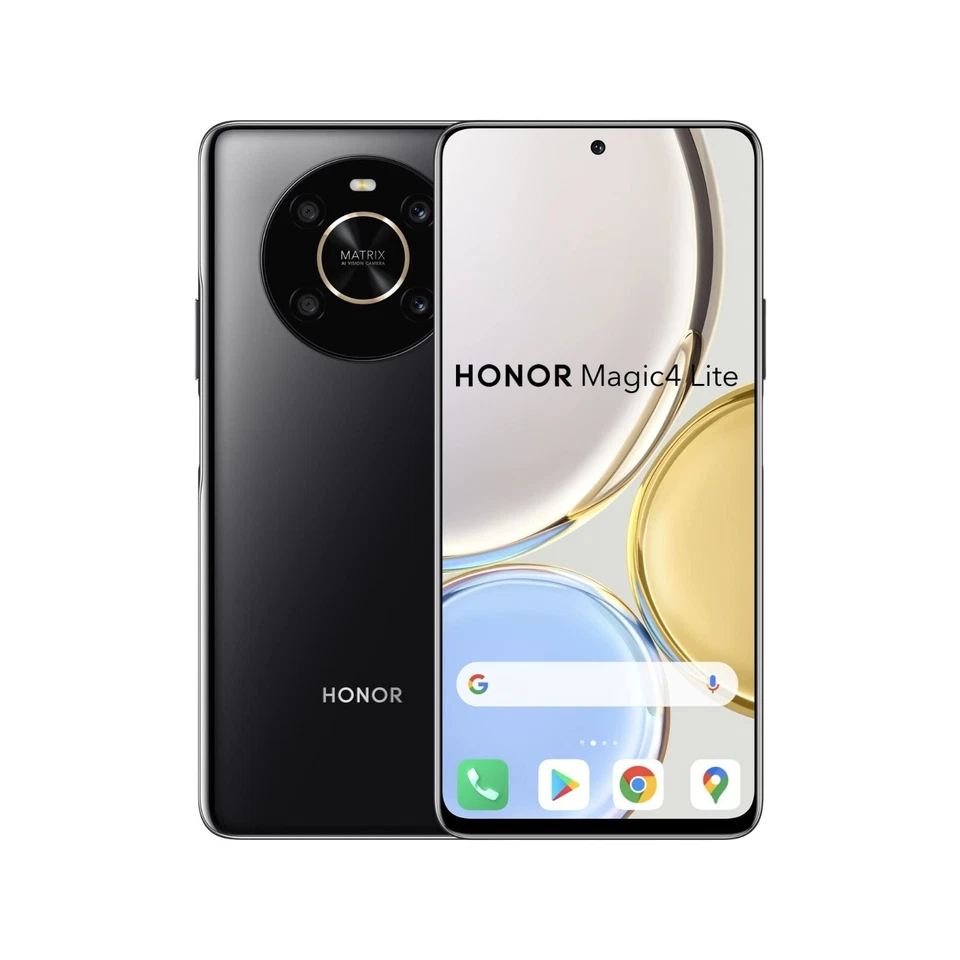 SMARTPHONE HONOR MAGIC4 LITE ANY LX1 128 GB DUAL SIM 6.81" 4G LTE 64 MP NERO - Immagine 1 di 1