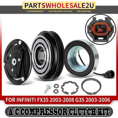 Kit de embrague de compresor de aire acondicionado de 1 pieza para INFINITI FX35 2003-2008 G35 2003-2006 3,5 L Foto 1 de 4