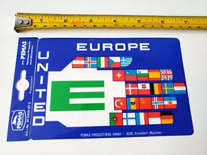 Vintage UNITED EUROPE Sticker Autocollant NOS European Union - Foto 1 di 3