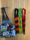 4 X Reusable Mesh Net String Bags Fruit Store Shopping Bag Handbag Tote Ukseller
