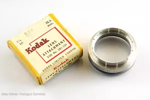 Kodak Lens Attachment 283/320 28.5 Push On Filter Holder with Drop In Filter - Foto 1 di 2
