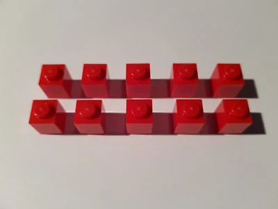 LEGO® 10 X 3005 Ladrillo Básico 1 X 1 Rojo 300521 (#AC04) Ciudad Creador Amigos - Imagen 1 de 3