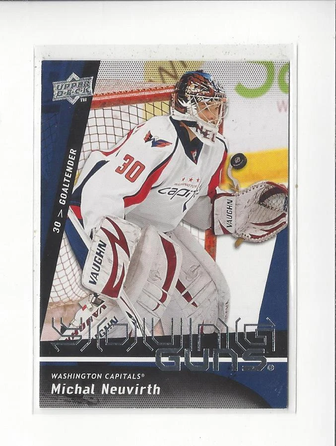 2009-10 Upper Deck #235 Michal Neuvirth YG RC Rookie Capitals - Image 1 of 1