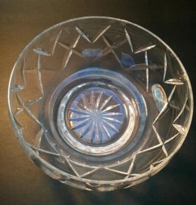 Vintage~Atlantis~Crystal Saturn Style Bowl~8" Diameter~No Cracks or Chips - Picture 1 of 12