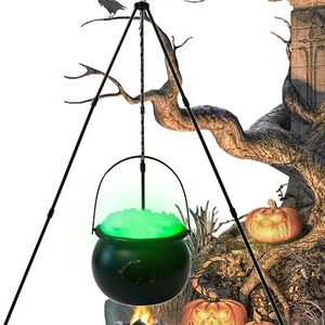 Halloween Decorations Outdoor, Witches Cauldron, Large Cauldron with Lights o... - Picture 1 of 7
