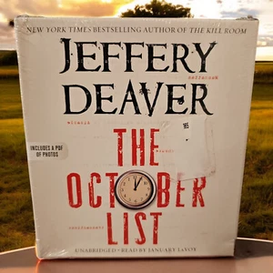 The October List by Jeffery Deaver Audiobook CD 2013  Unabridged Edition - Imagen 1 de 5