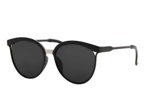 DESIGN MODE KATZENAUGE RUNDE ÜBERGROSSE SONNENBRILLE MIT VERSPIEGELTEN GLÄSERN - Bild 1 von 46