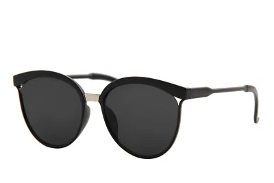 DISEÑO MODA OJO DE GATO REDONDAS OVERSIZE LENTES ESPEJADAS GAFAS DE SOL Foto 1 de 4