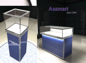 Jewellery Display Cabinet Commercial Professional with Lighting and keys - Picture 1 of 23