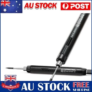 Compact USB Electric Soldering Iron with Fast Heat & 3 Temp Options - Picture 1 of 8