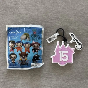 Laika Coraline Monogram Figural Bag Clip Pink Palace Exclusive 15th Anniversary - Picture 1 of 7