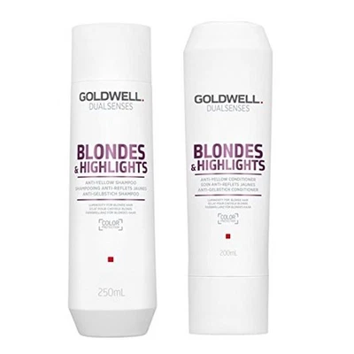 Goldwell Dualsenses Blondes & Highlights Anti-Yellow Shampoo & Conditioner - Image 1 of 2