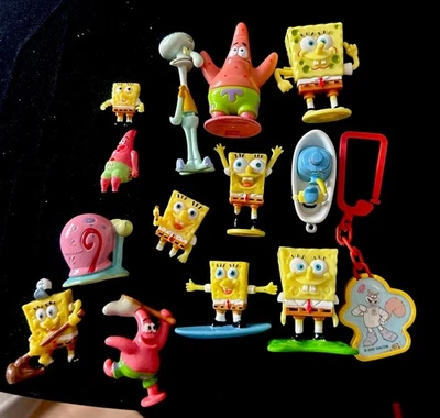 Große Spongebob Schwammkopf Figuren 14x Konvolut Viacom 2005 Patrick Thaddäus - Bild 1 von 4