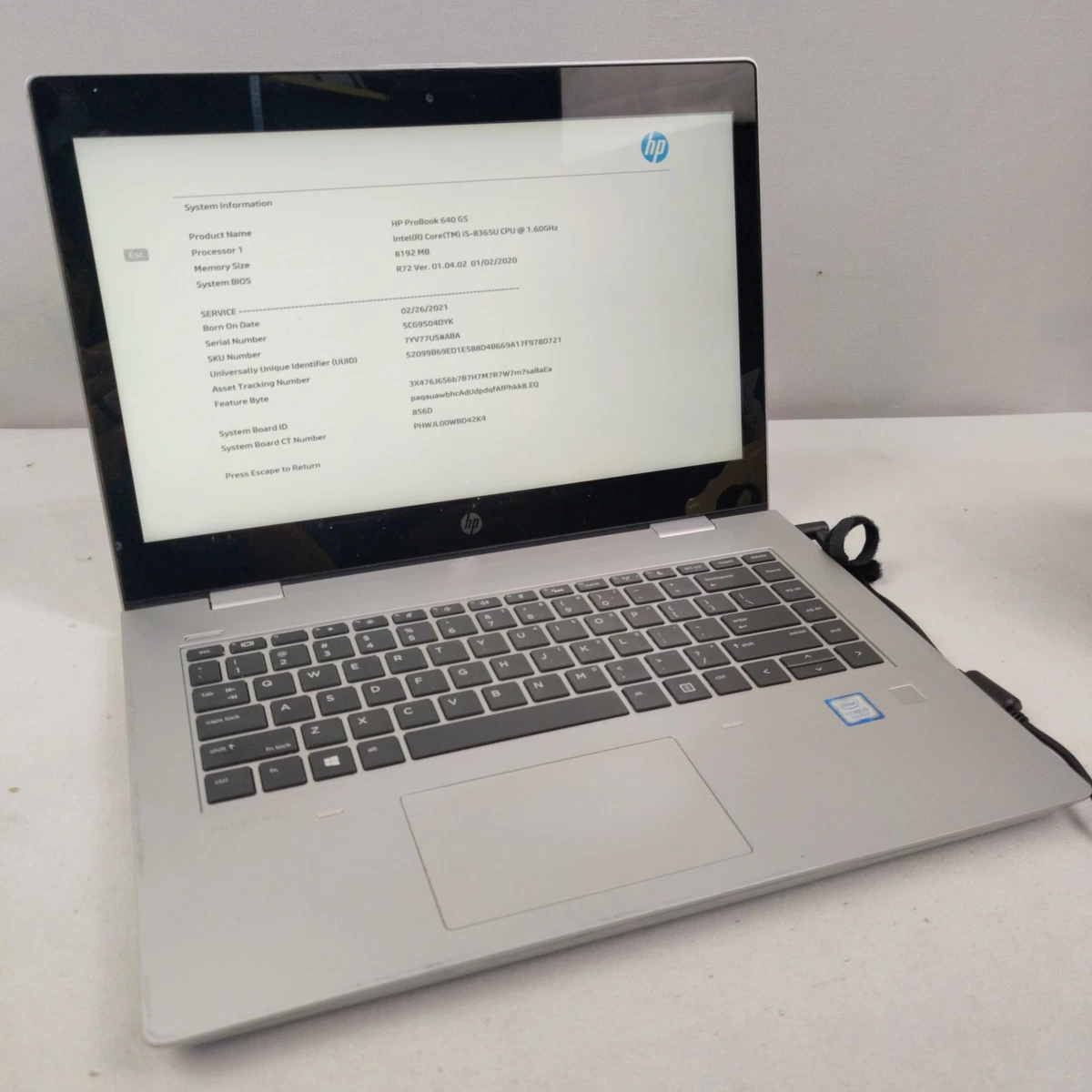 HP Intel Core i5 8th Gen. 256 GB SSD Capacity PC Laptops