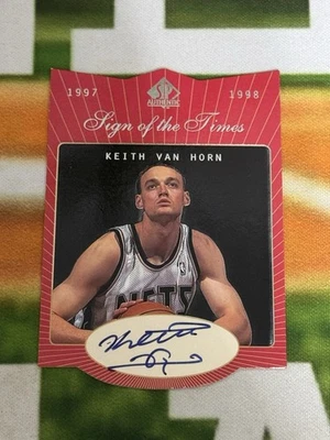 1997-98 SP Authentic Keith Van Horn Sign of the Times Stars and Rookies Auto JH - Image 1 of 2