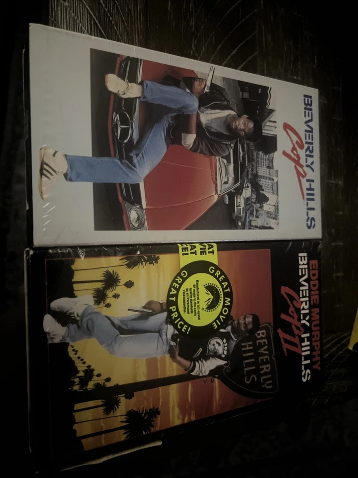 Beverly Hills Cop and Beverly Hills Cop II VHS Lot Eddie Murphy  - Image 1 of 3