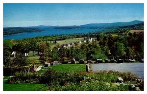 Postcard PANORAMIC SCENE Meredith New Hampshire NH j/30 AU7287 - Picture 1 of 3