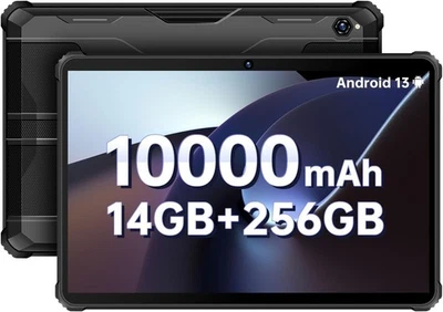 OUKITEL RT5 4G 10.1 Zoll Outdoor Tablet 10000mAh 14GB+256GB Dual SIM Tablet GPS - Bild 1 von 4