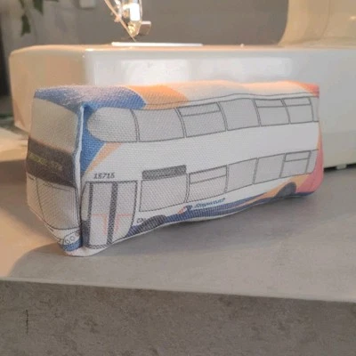 COOLBOPDESIGN 1/76 ISH Scale Soft Toy Stagecoach Yorkshire Bus Decker. Stuffed Bus