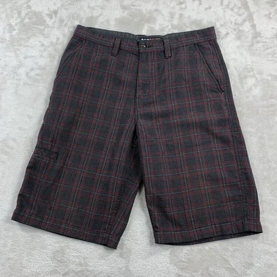 Pantalones Cortos Tony Hawk Para Hombre 32 Rojo Cuadros Informales Cómodos Monopatín Y2K Aire Libre Foto 1 de 4