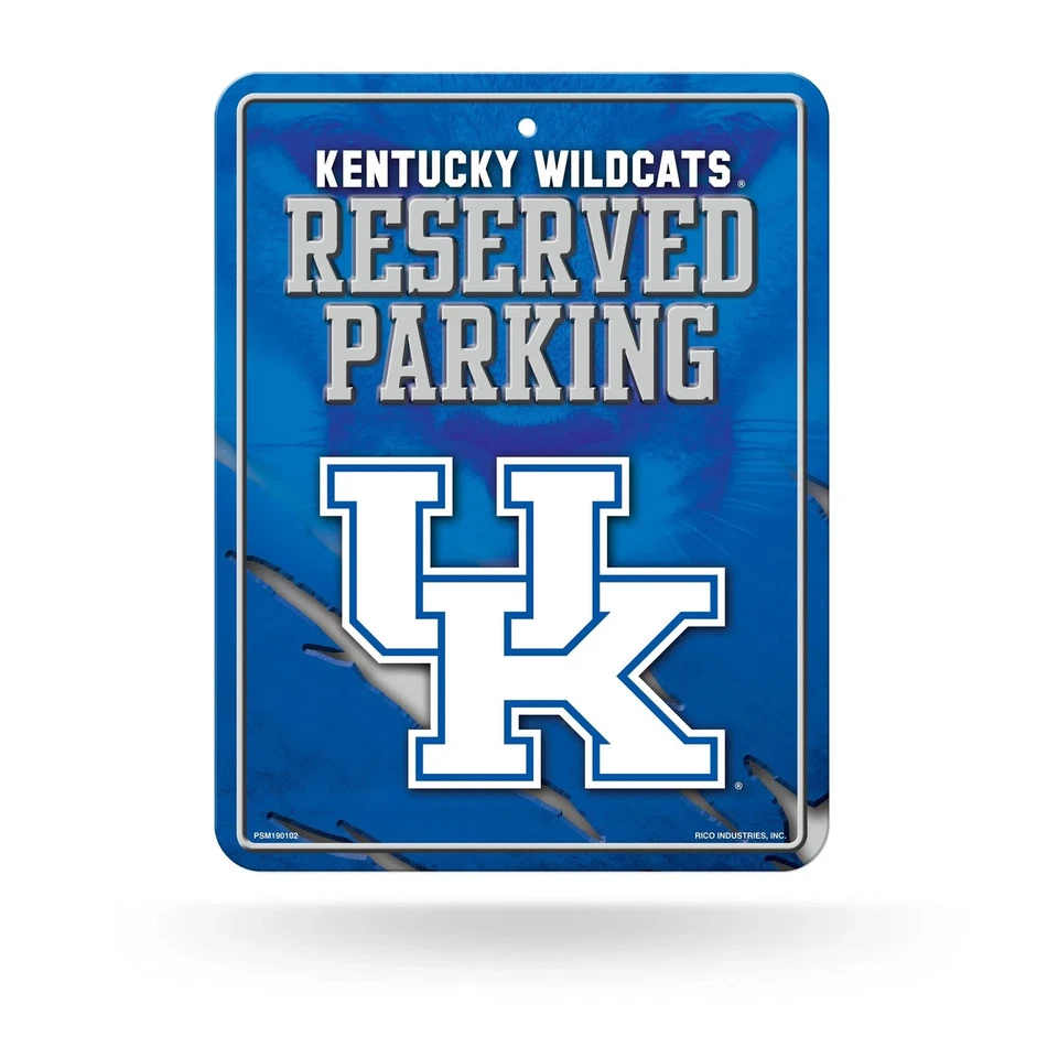 Letrero de estacionamiento de metal Kentucky Wildcats - Pedido especial Foto 1 de 1