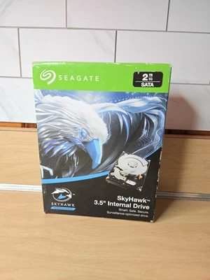 Seagate Skyhawk ST2000VXA08 2TB Hard Drive 3.5 Internal SATA New SEALED  - Image 1 of 4