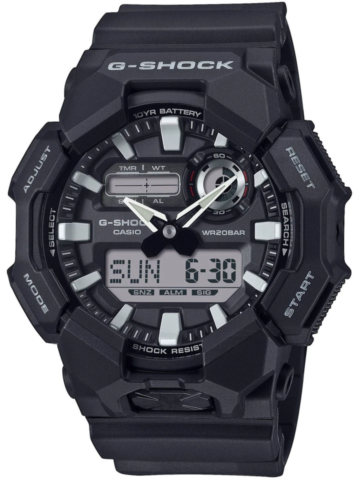 Casio GA-010-1AER Herrenuhr Kunststoff G-SHOCK schwarz - Bild 1 von 1