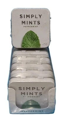 (LOTE DE 6) Simply Mints• MENTA 30 unidades cada lata 180 mintas en total • 26/07 Foto 1 de 4