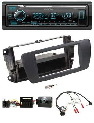 Kenwood Bluetooth Lenkrad DAB USB Autoradio für Seat Ibiza nitschwarz - Bild 1 von 4
