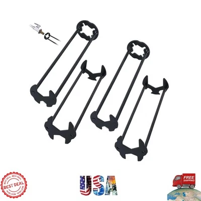 Juego de llaves de fregadero multifuncionales, paquete de 4 herramientas de llave de lavabo y grifo con fou... Foto 1 de 4