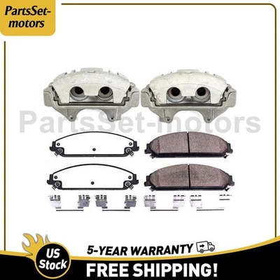 Front Disc Brake Pad Brake Caliper for Dodge Challenger 5.7L 2009 2010 - Image 1 of 4