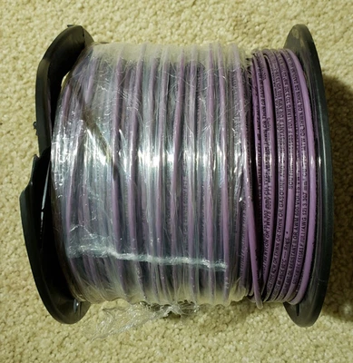 Nuevo - Republic Wire 0025333 500 pies THHN 12 calibre púrpura máquina herramienta alambre Foto 1 de 2