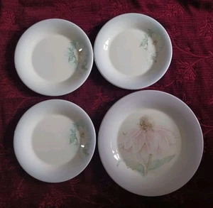 Portmeirion THE SEASONS FLOWERS Salad & Bread Plates - Set/4 - Susan Ellis - NEW - Picture 1 of 7