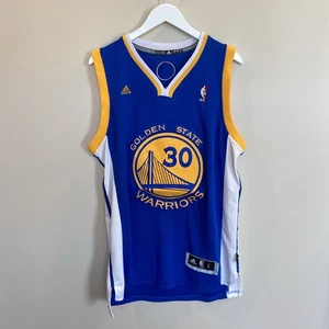 Adidas Golden State Warriors Steph Curry NBA Swingman Jersey Mens Size Large - Picture 1 of 7