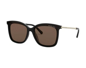 Michael Kors 0MK2079U 61mm Black/Brown Solid Sunglasses - Picture 1 of 7